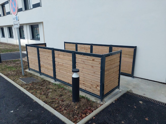 Protège cache-conteneur Artouste L. 4m Réf. C.H Plaisir (78)